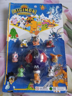 Sada digi pokémonů s pokéballem (D761)