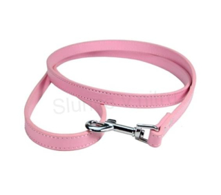 Zářivé kožené vodítko pro psy a štěňata (S) (T37)