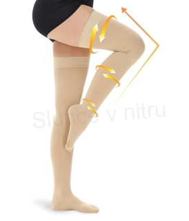 Beister kompresní punčochy 15–20 mmHg – béžové (S) (K688)