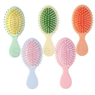 Mini cestovní kartáč na vlasy  – více barev (H777)