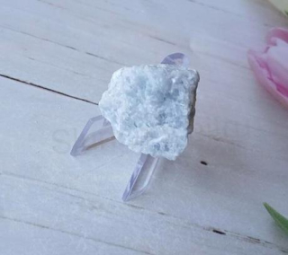 Minerální kámen modrý kalcit drúza (12,5 g) (X2247)