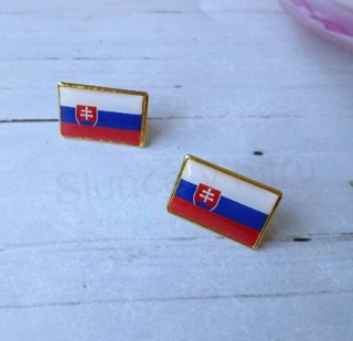 Odznak brož vlajka Slovenská republika (ME66)