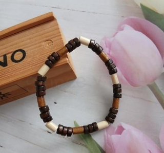 Korálkový náramek, korálky 7,9 mm (BC701)