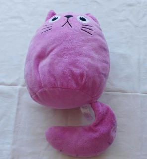 Plyšová kočka – polštářek 37 cm (D1169)
