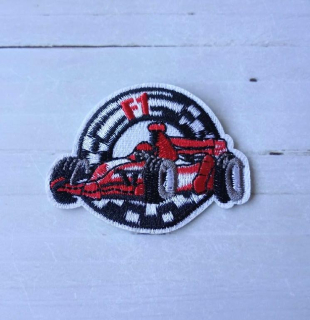 Nášivka auto formule 6 × 4,5 cm (C912)