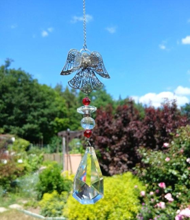 Sluneční lapač anděl 3 – K9 Crystal, 360 mm (BD1062)