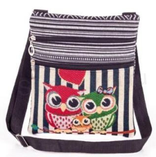 Dámská, dívčí kabelka, taška Sovičky sova (H50)