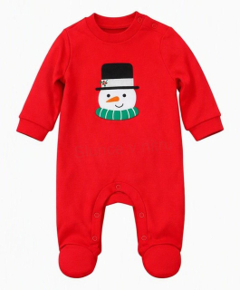 Dětské body červené– velikost 0–3M (W279)