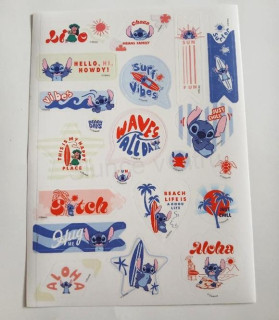 Samolepky Lillo Stitch 23 × 17 cm (E1105)