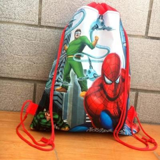 Stahovací taška, sáček na přezůvky spiderman 24 x 37 cm (E108)