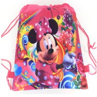 Stahovací taška, sáček na přezůvky mickey mouse Minie 24 x 37 cm (E119)