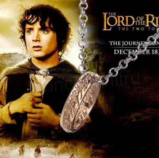 Náhrdelník s řetízkem - prsten pán prstenů Frodo Pytlík (BD12)