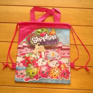 Stahovací taška, sáček na přezůvky ovoce 24 x 37 cm (E126)