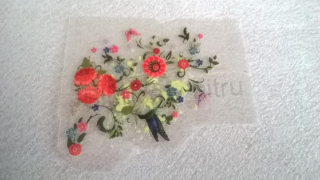 Samolepicí nažehlovací nášivky kytka (C148)