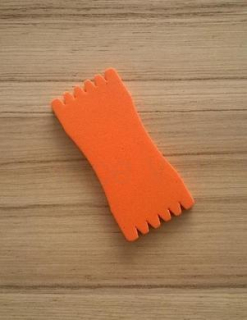 Zásobník na návazce 9,8 x 4,6 cm oranžová (R8)