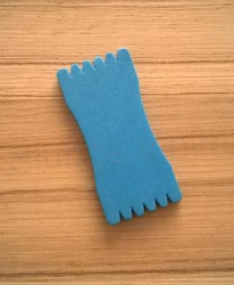 Zásobník na návazce 9,8 x 4,6 cm modrá (R8)