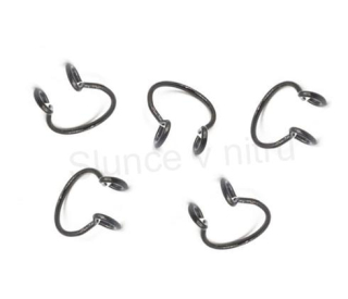 Piercing do nosu z chirurgické oceli 10 mm (BB110)