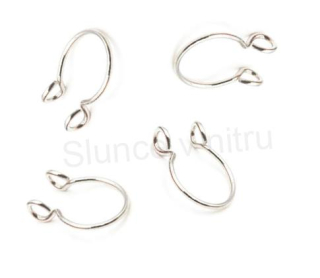 Piercing do nosu z chirurgické oceli 10 mm (BB112)