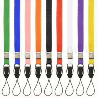 Nylonová šňůrka na krk jednobarevná více barev (E20) 