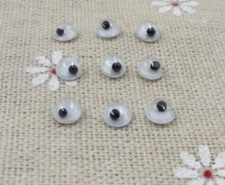 Samolepicí oči 5 mm - 20 kusů (C161)