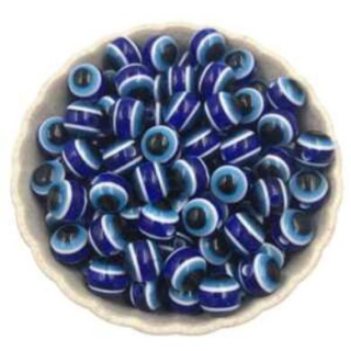 Plastový korálek Oko 6 mm | modré (AC129)