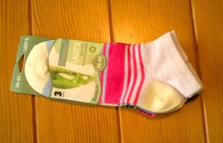 Dámské bambusové kotníkové ponožky 3 páry- vel. 39 - 42 (K26)