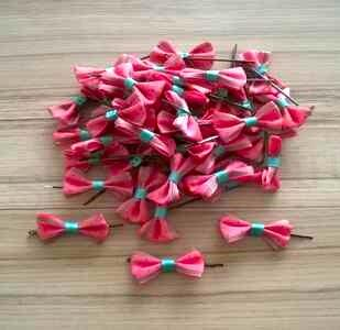 Dětská mašle do vlasů se sponkou (H73)