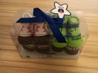 Kojenecké ponožky v dárkovém balení multipack 4 páry v balení (W26)