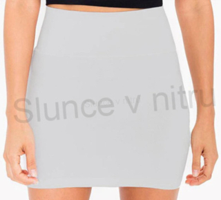Dámská bavlněná sexy minisukně – šedá – XL (K32)