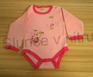 Kojenecké body dlouhý rukáv vel.62 (W27)