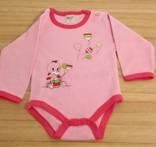 Kojenecké body dlouhý rukáv – více velikostí (W27)