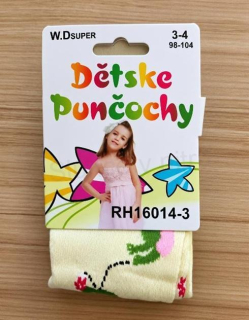 Dětské veselé punčocháče vel.98-104 (W37)