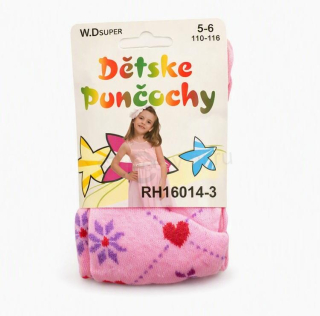 Dětské veselé punčocháče vel.110-116 (W38)