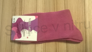 Dívčí bavlněné ponožky vel.34-36 (W46)