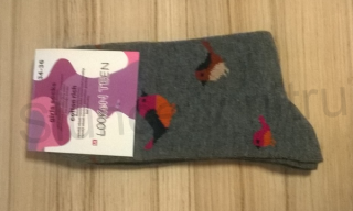 Dívčí bavlněné ponožky vel.34-36 (W48)