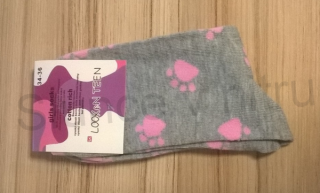 Dívčí bavlněné ponožky vel.34-36 (W49)