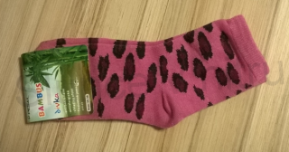 Dívčí bambusové zdravotní  ponožky vel.35-38 (W65)