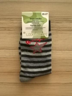 Chlapecké bavlněné  ponožky vel.26-27 (W79)