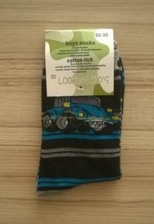 Chlapecké bavlněné  ponožky vel.32-35 (W84)