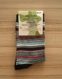 Chlapecké bavlněné  ponožky vel.28-31 (W85)