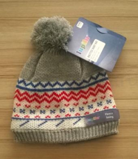 Dětská zimní teplá čepice barevná (W109)