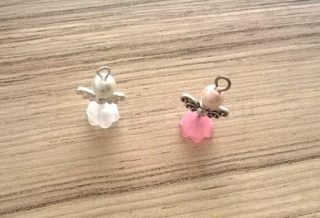 Andílek pro štěstí - talisman - 1 pár (H89)