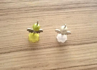 Andílek pro štěstí - talisman - 1 pár (H91)