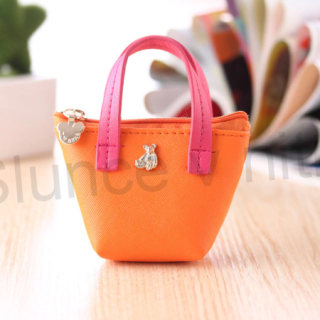 Módní peněženka Clutch LOVE Oranžová (J6)