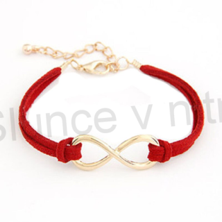 Kožený náramek Nekonečno (BC218)