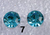 Puzetové hypoalergenní  naušnice se zirkony CZ - 16 x 4,1 mm (BB140)