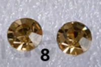 Puzetové hypoalergenní  naušnice se zirkony CZ - 16 x 4,1 mm (BB140)