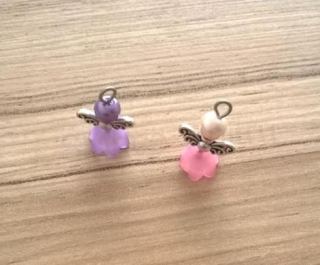 Andílek pro štěstí - talisman - 1 pár (H92)