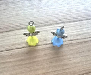 Andílek pro štěstí - talisman - 1 pár (H93)