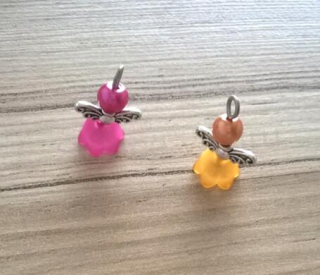 Andílek pro štěstí - talisman - 1 pár (H94)